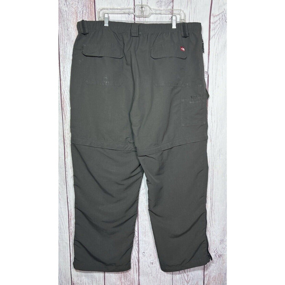 The North Face Convertible Zip Off Outdoor Hiking Pants Shorts Gray Size XXL - Picture 2 of 13
